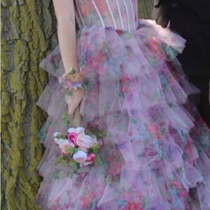Andrea & Leo A1463 Floral Prom / Ball Gown